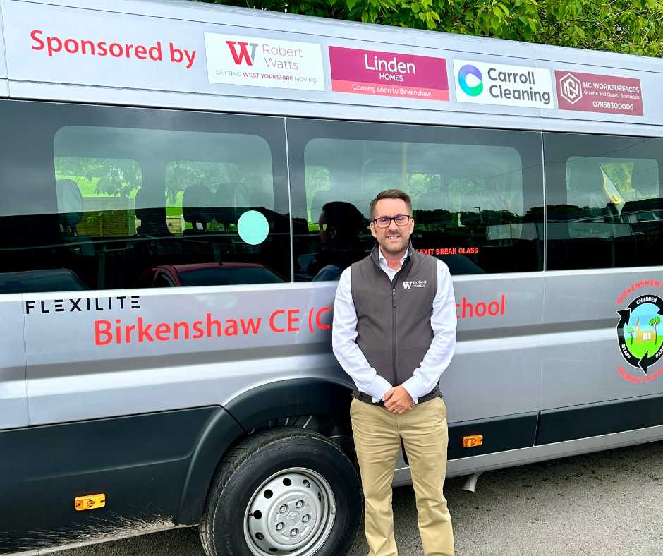 Birkenshaw CE Primary School Minibus Sponsorship